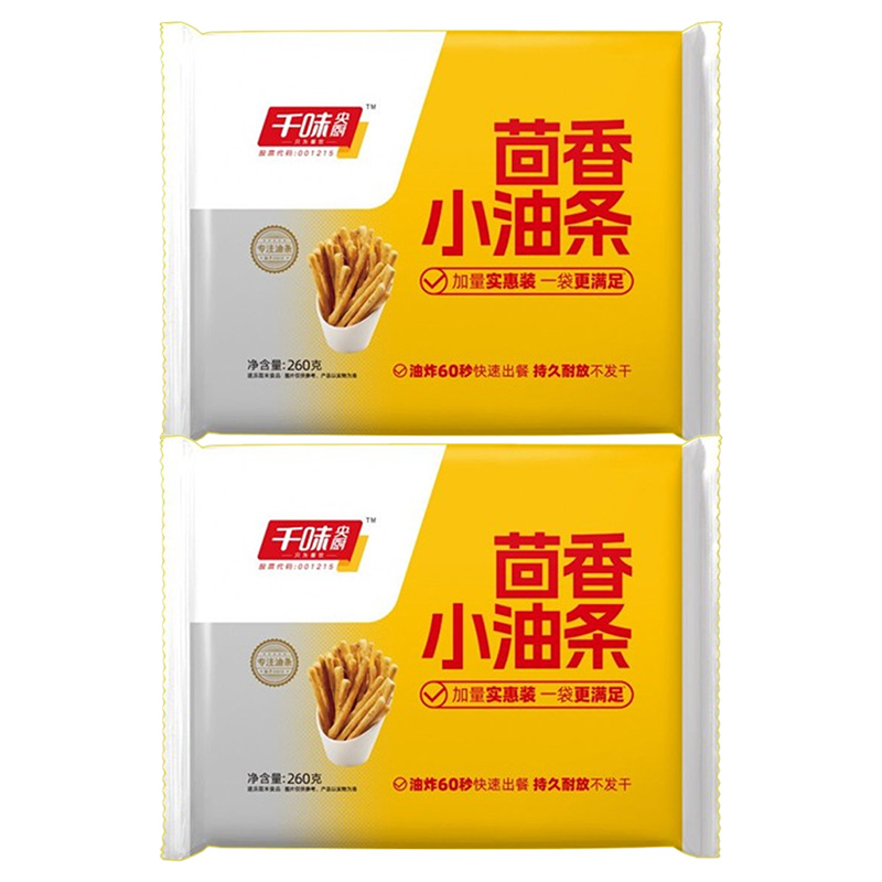 千味央厨茴香小油条短小易食无矾安心鲜香入味260g*2袋