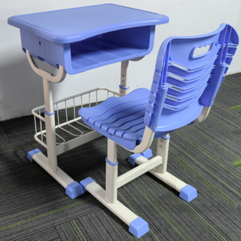 首指(SZ) 单人课桌椅/KL-3005W高清大图