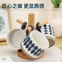 JEKO&JEKO 咖啡杯 陶瓷办公室马克杯设计感420ml情侣奶茶杯创意水杯子 颜色随机
