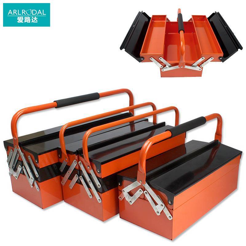 爱路达 工具箱包装箱二层3斗单扶手 420*200*147mm/个