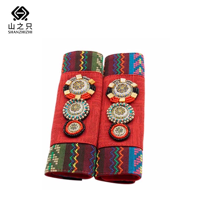 山之只 民族风护肩车带装饰 MZ0154 对