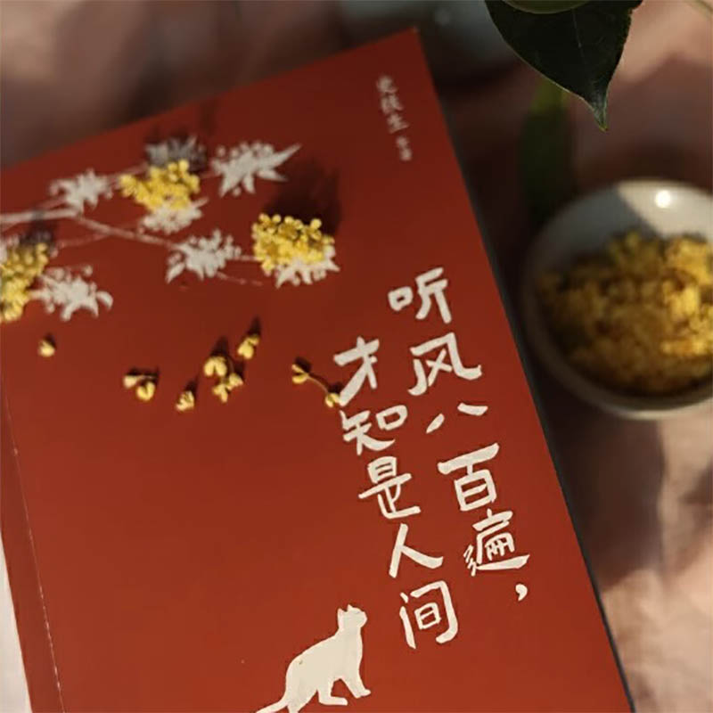 听风八百遍才知是人间1+2 [正版]听风八百遍才知是人间史铁生汪曾祺梁实秋丰子恺沈从文橙黄橘绿半甜时中国近代随笔文学文轩高清大图