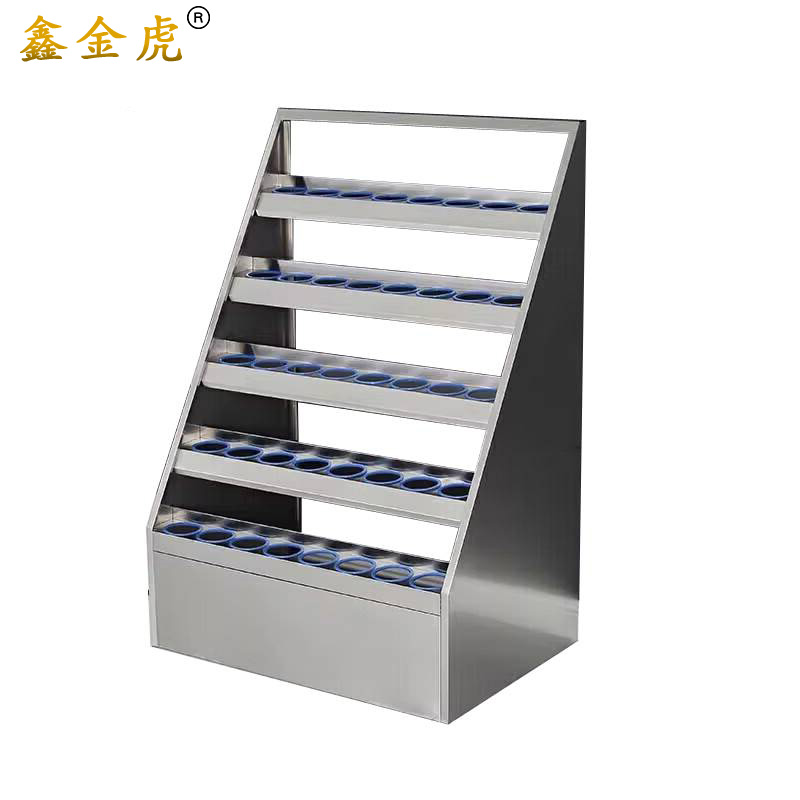 鑫金虎水杯柜40位不锈钢存放柜ZN5 850*590*1250mm高清大图