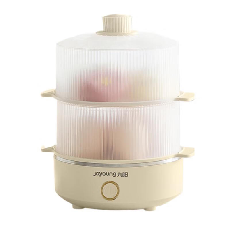 九阳(Joyoung) ZD14-GE653 双层蒸蛋器 自动断电家用便携1-3人量儿童辅食煮蛋器