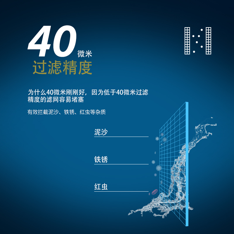 (SYR)汉斯希尔净水器 万向前置过滤器 德国进口自来水家用滤水器 全屋反冲洗排污净水器WS-2314-20-009