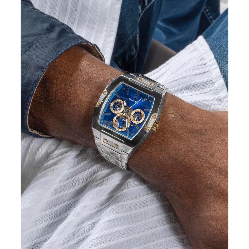 GUESS女士欧美风格银色石英模拟手表时尚简约休闲款送女友礼物高清大图