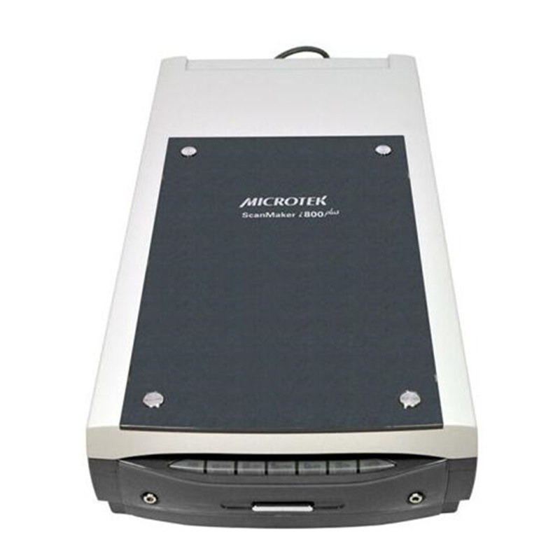 中晶(MICROTEK)ScanMaker i800 Plus A4幅面彩色平板式扫描仪 蓝色
