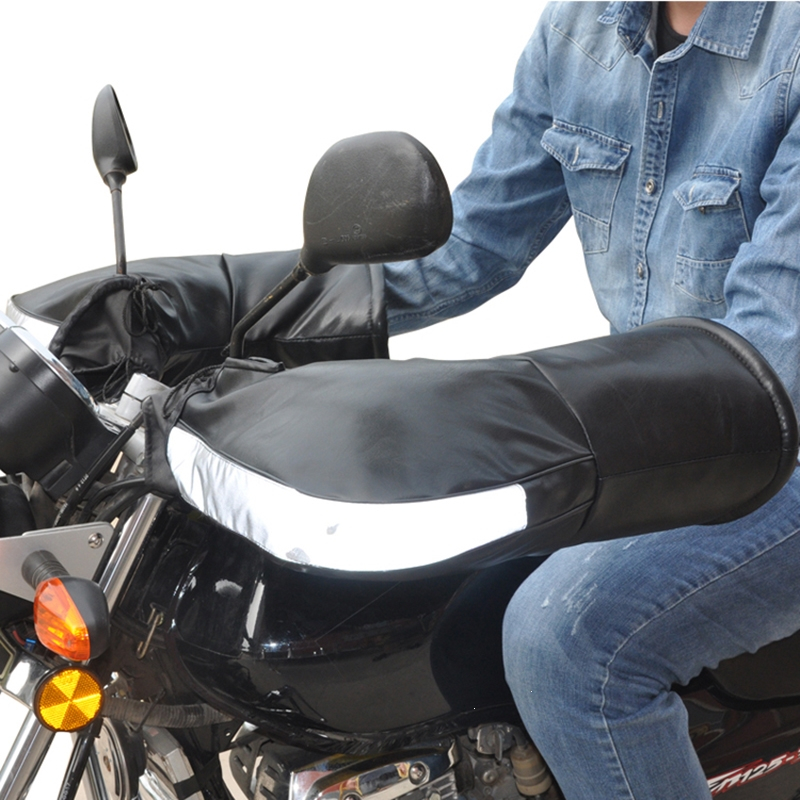 冬季摩托车把套电动车护手套加厚保暖跨骑三轮电瓶车挡风男女