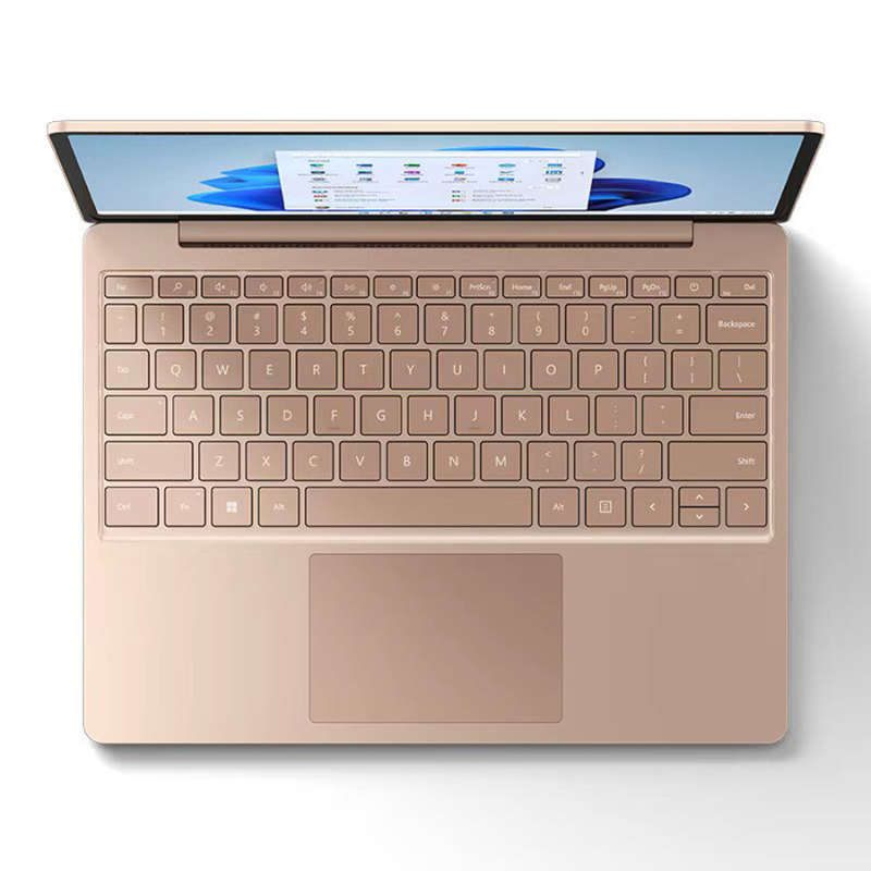 [配便携蓝牙鼠标]微软Surface Laptop Go 2 12.4英寸 酷睿i5笔记本便携学生电脑触控屏Win10系统 8G 128G砂岩金 笔记本轻薄本