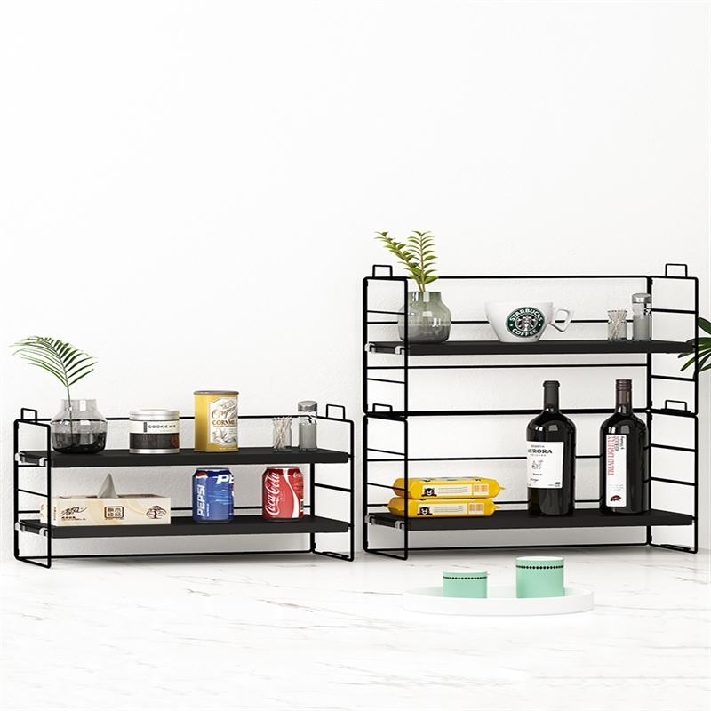 餐桌置物架厨房台面收纳整理餐厅符象多层窗台水杯架子桌面零食办公桌