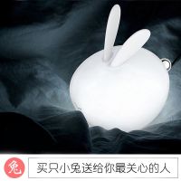 硅胶拍拍兔子小夜灯LED充电儿童护眼伴睡灯婴儿喂奶卧室床头灯 3life兔子灯+充电线
