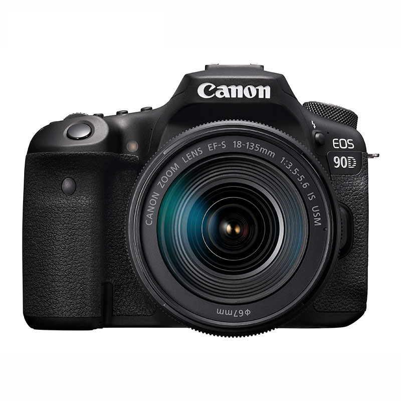 佳能(Canon) EOS 90D套机 90D18-135 USM套机 单反相机 EOS新款vlog数码相机