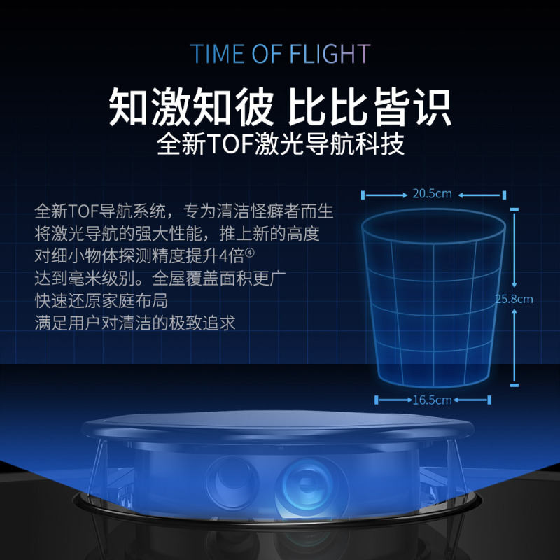 海尔扫地机机器人吸扫拖一体激光导航超声波地毯检测定时预约清扫APP语音控制实时地图JC55