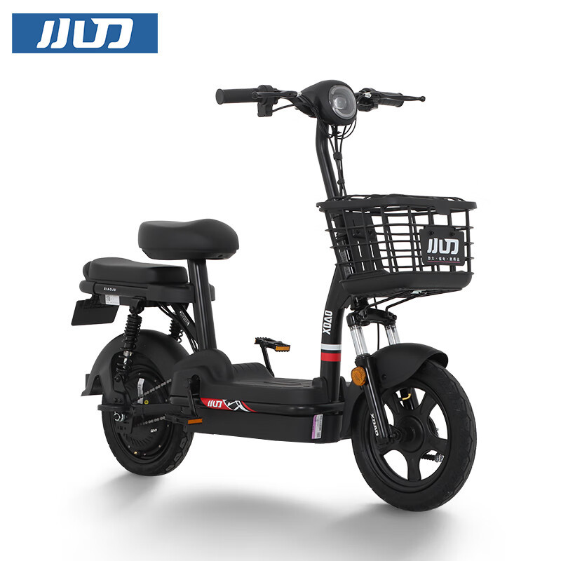 小刀新国标电动车3c代步电瓶车绿色出行电动自行车tdt2234z小桔绅士黑