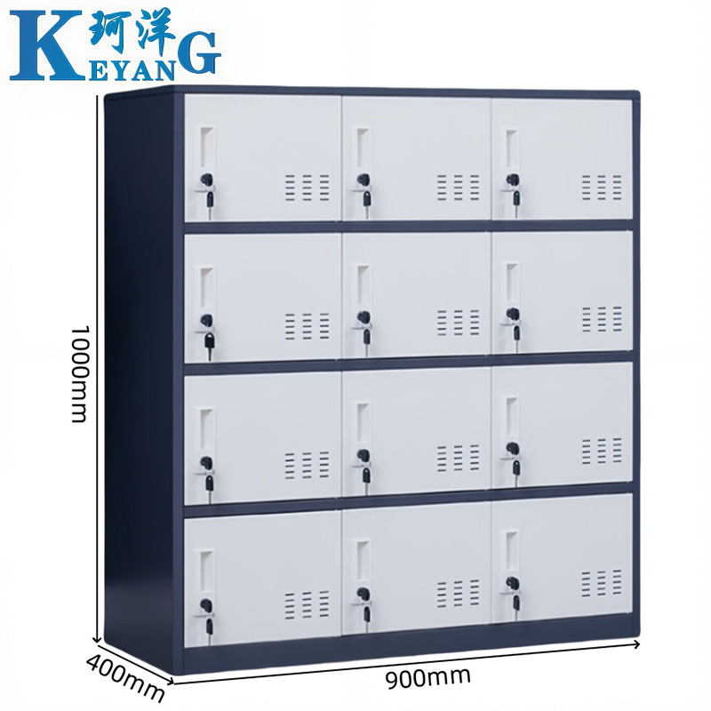 珂洋 存包柜 十二门(灰白套色) 台高清大图