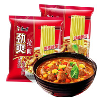 [39任选10件/69任选20件]康师傅方便面劲爽拉面 94g*2包袋装香辣红烧牛肉老坛酸菜泡面速食食品