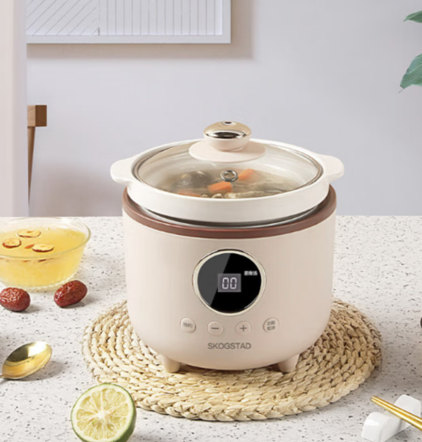 思嘉思达陶瓷鲜炖锅SKD-G0175智能预约高效节能多功能一键操作高清大图