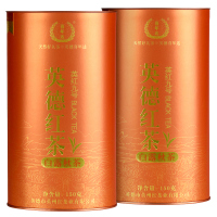 【买1送1】喜年达 白露秋茶正品一级浓香型英德红茶英红九号罐装150g/罐高档礼盒装春节过年送礼员工福利