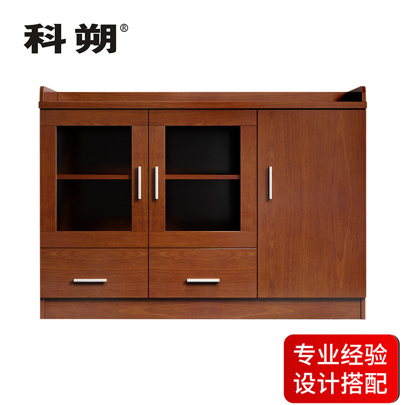 科朔 文件柜茶水柜三门柜资料柜木质办公室茶水柜KSHS57