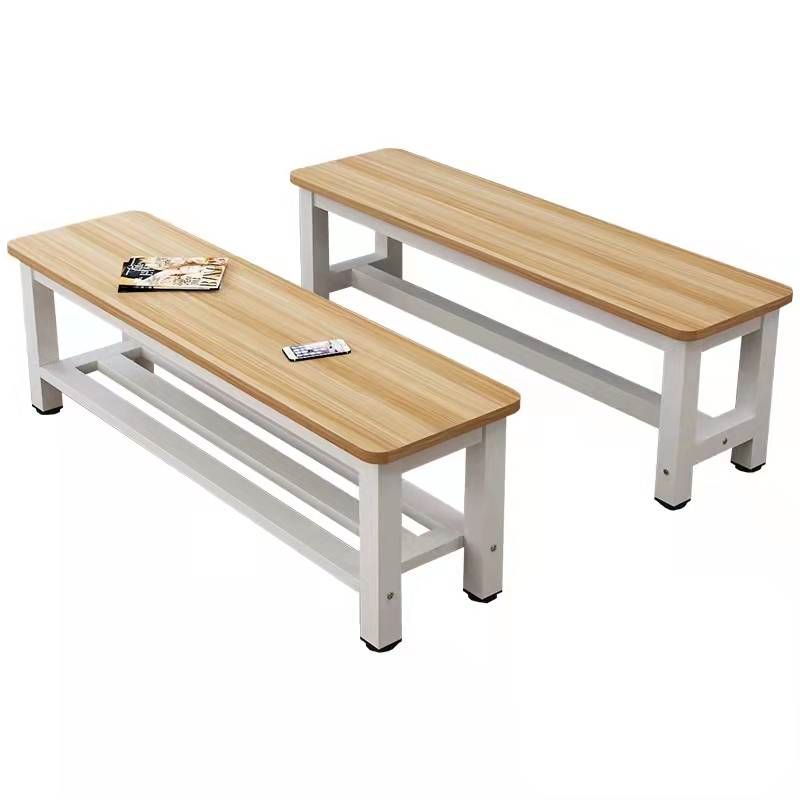 曲上凳子钢木长条凳1200*400*450mm/张高清大图