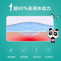 兵兵官方正品小儿退烧贴6片装 婴幼儿物理降温儿童退热贴护脑发烧贴单片包装医用退热贴冷敷贴