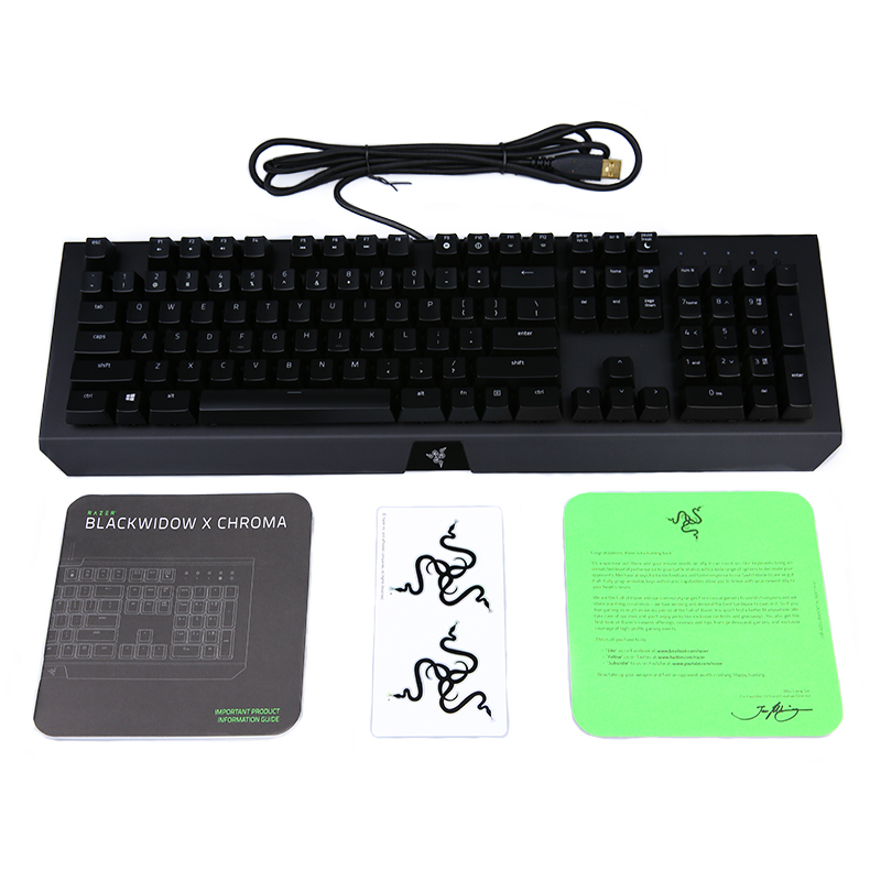 Razer雷蛇黑寡妇蜘蛛X幻彩版台式电脑游戏机械键盘台式青轴电竞