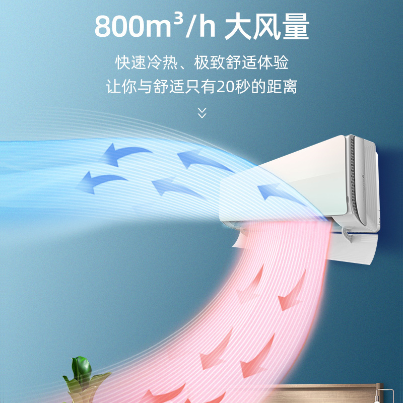 海信空调KFR-35GW/A320X-X11.5匹新1级变频冷暖挂壁式空调