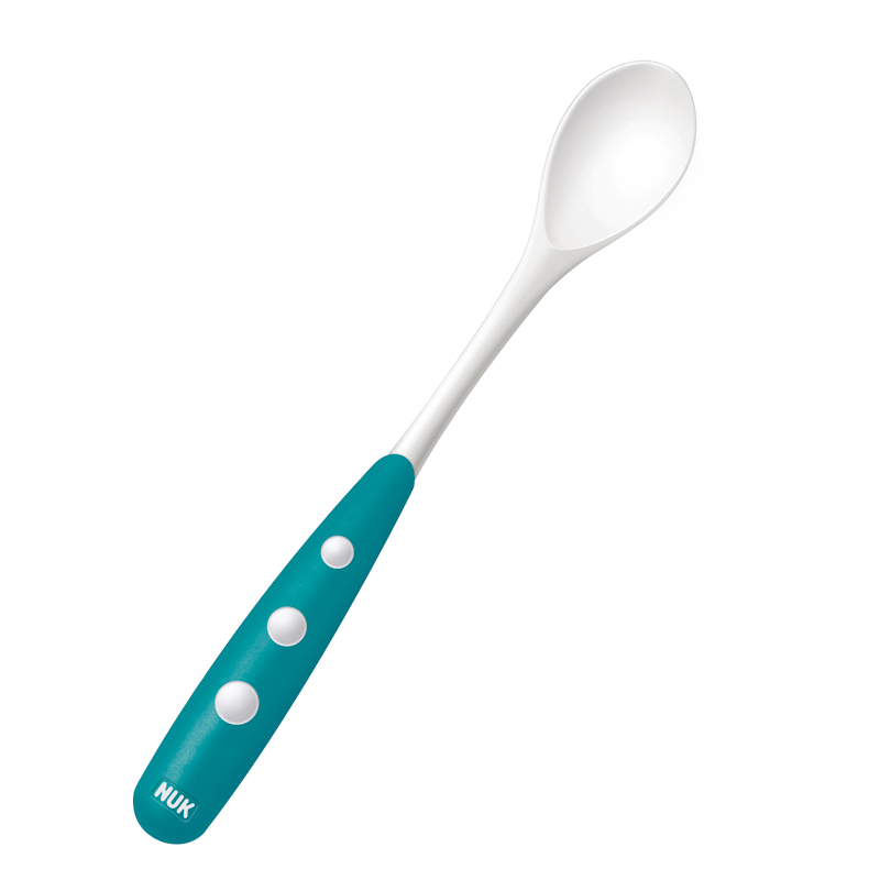 NUK 婴儿圆头长柄调羹 (颜色随机发货)