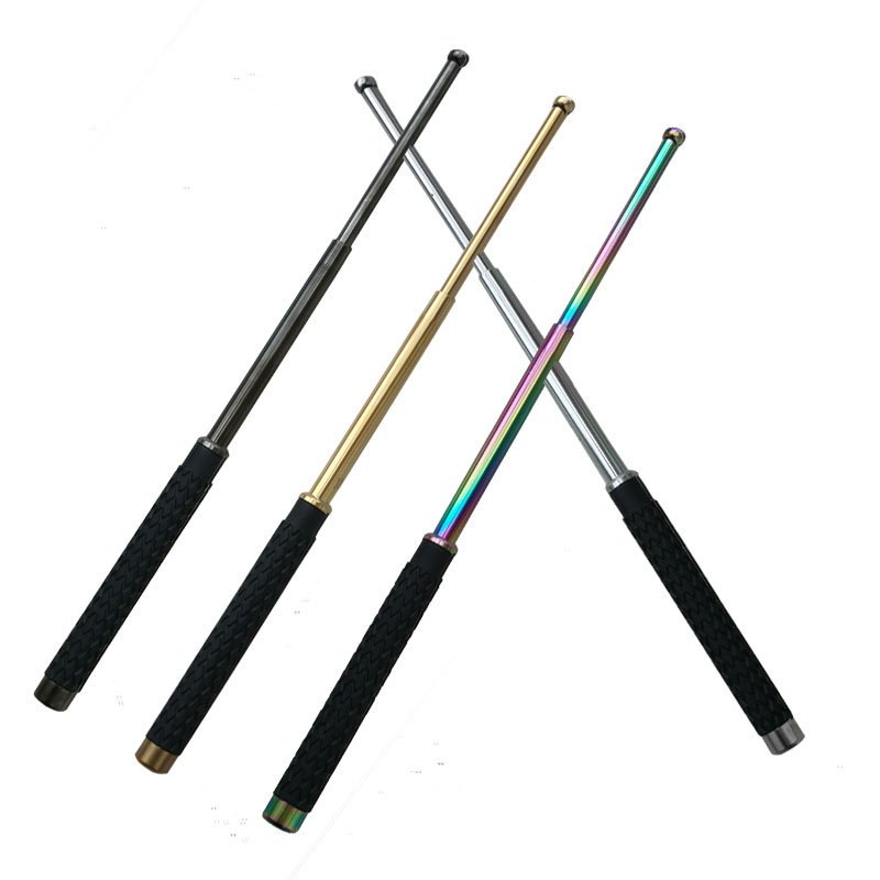 防暴伸缩棍21寸银色#