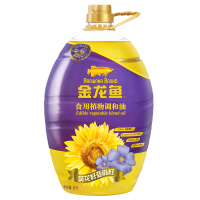 金龙鱼葵花籽亚麻籽食用调和油5L