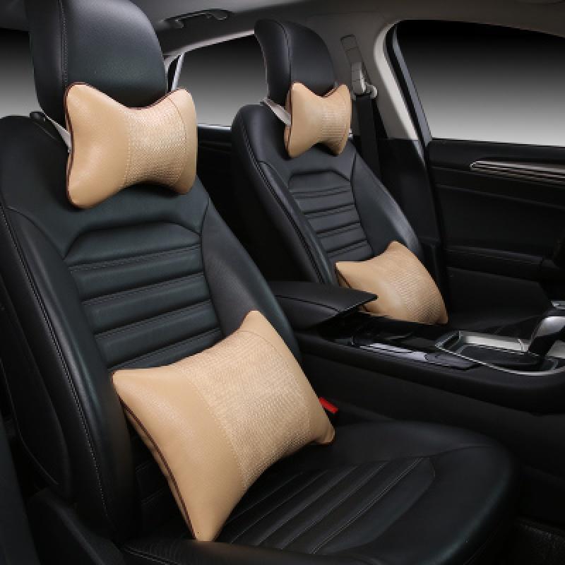 新款专用尼桑新轩逸新骐达天籁汽车用头枕颈枕抱枕腰垫靠枕四件套
