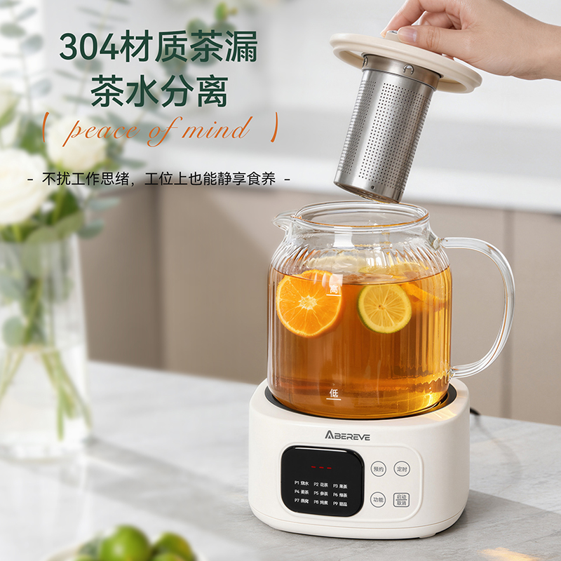 艾贝丽花茶壶(带茶漏)ABL-HCH129高清大图