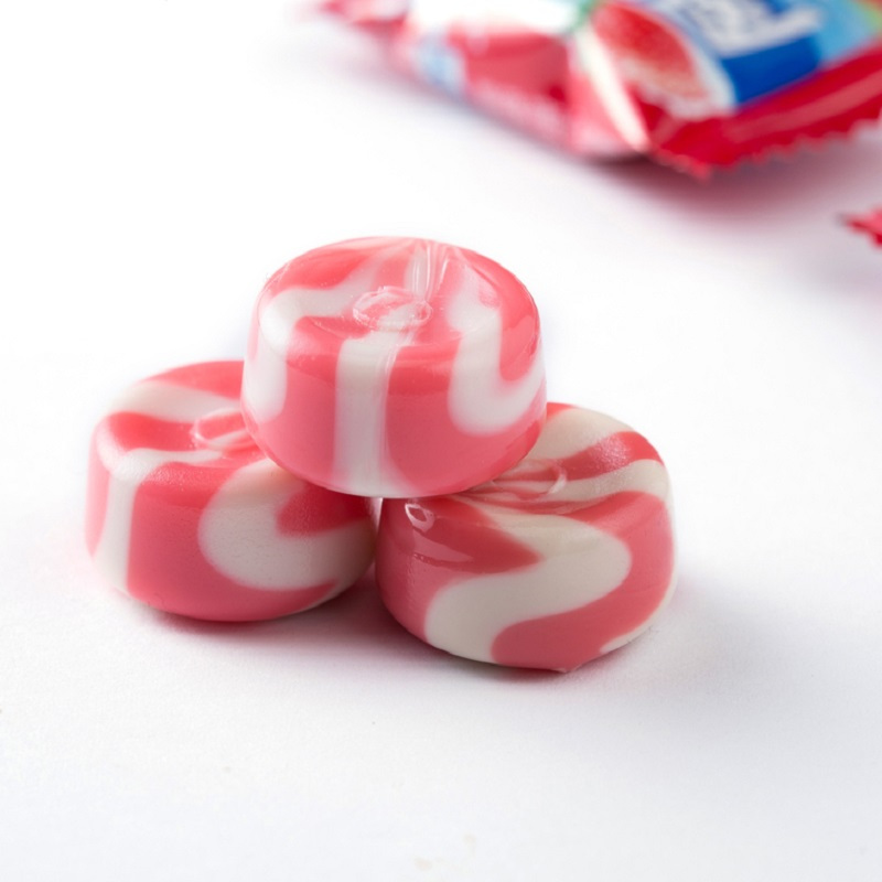 阿尔卑斯田园草莓丝滑牛奶硬糖150g结婚喜糖儿童小零食年货节糖果批发
