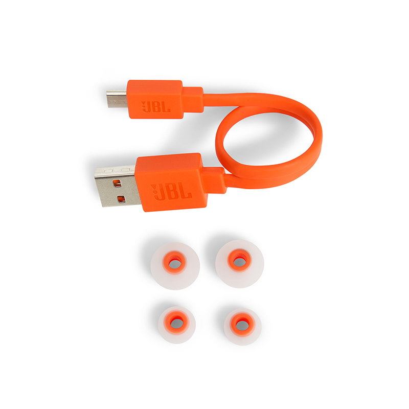 JBL T110BT 入耳式无线蓝牙耳机 运动跑步耳塞 白色 [保税仓发货]