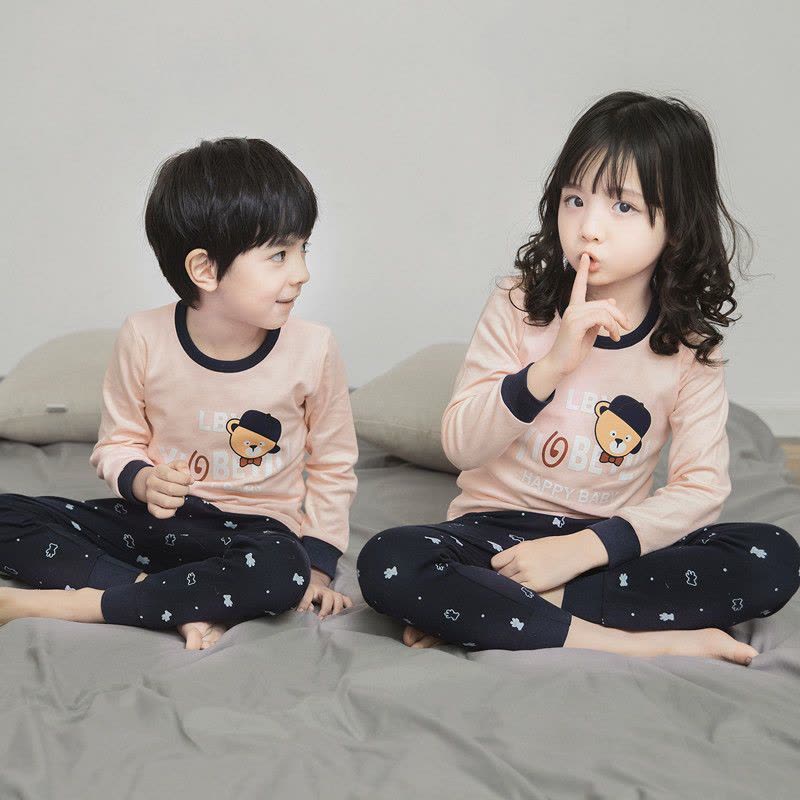 [促销]纯棉儿童保暖内衣秋衣秋裤套装宝宝中小童家居服睡衣秋款冬季童装图片