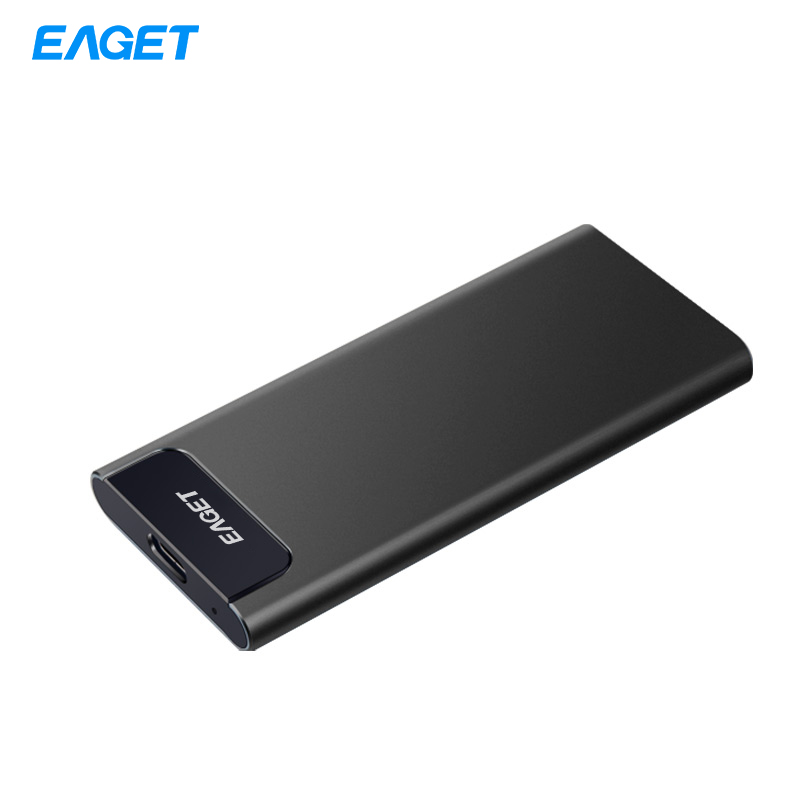 忆捷(Eaget) M5移动固态硬盘手机type-c外接盘便携迷你商务简洁金属2TB高清大图