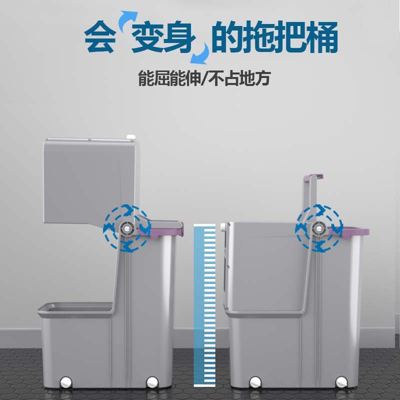 免手洗干湿两用拖布脏清分离托把懒人平板拖把家用一拖净拖地