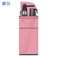 新飞 饮水机 YLR-5-X(L6)玫瑰金 冰温热 养生茶饮机 茶吧机 远程遥控 下置式水桶 全自动上水 柜式 童锁
