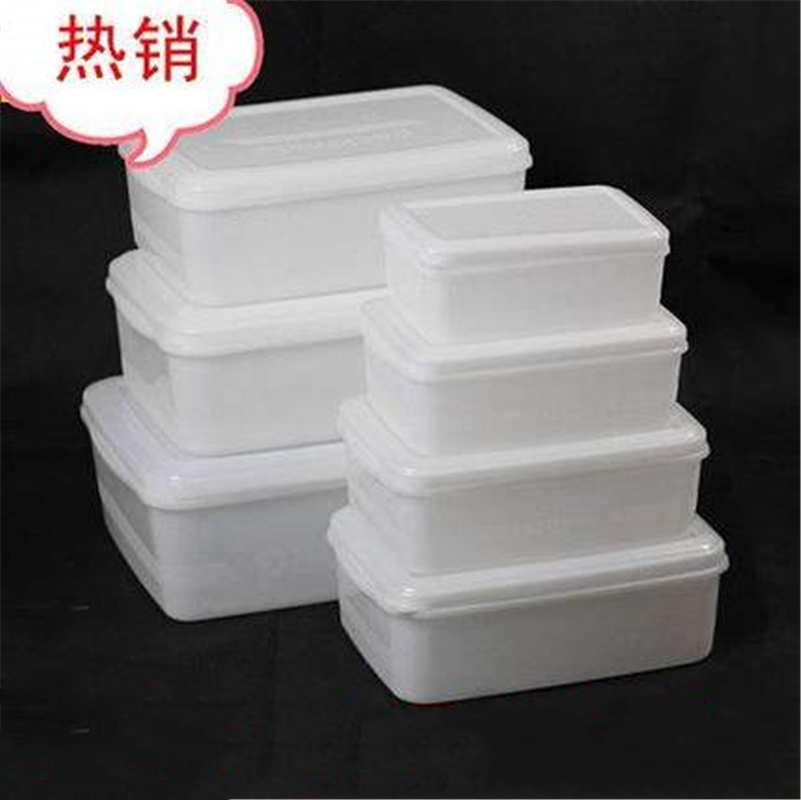 茶花保鲜盒190-B 冰箱收纳盒蔬菜水果食品储物盒