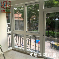 【万增品牌门窗】80型断桥铝窗阳台窗隔音窗中空玻璃家庭装修门窗订制