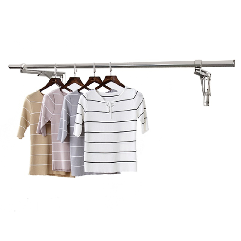 不锈钢阳台窗外晾衣架闪电客户外晒衣架折叠晾衣杆凉衣架晒架三角架