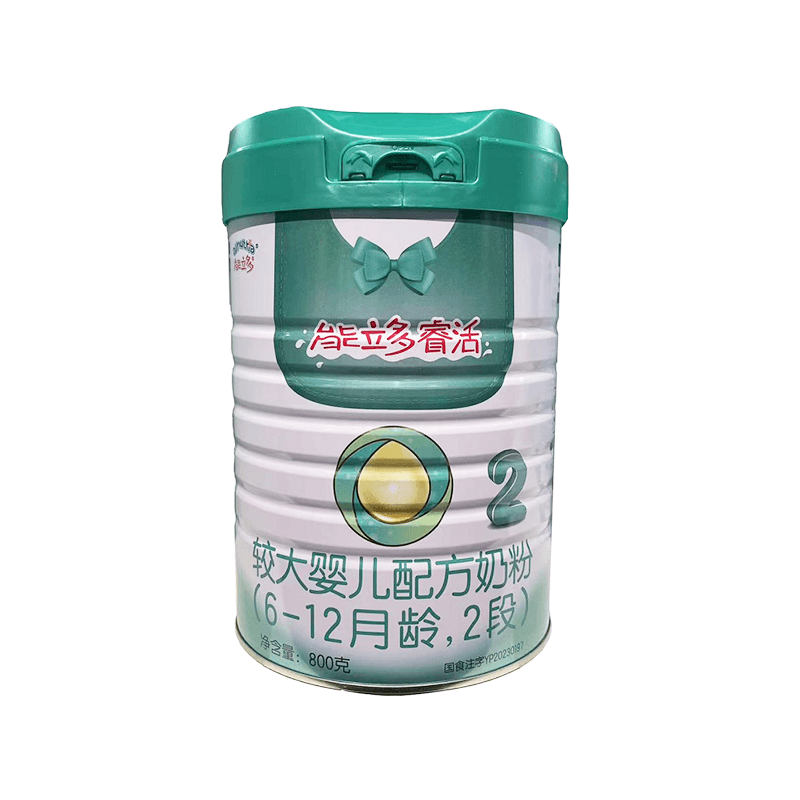 [无积分]澳优能立多睿活2段800g*6罐 较大婴儿配方奶粉高清大图