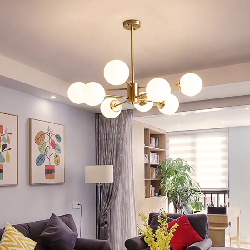 现代ins风客厅吊灯美式乡村田园餐厅书房卧室过道装饰吸顶吊灯具网红