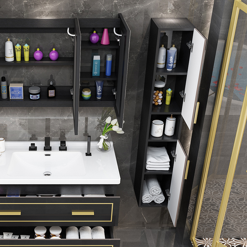 浴室柜边柜储物置物侧柜卫生间马桶柜壁挂收纳柜镜柜角柜吊柜