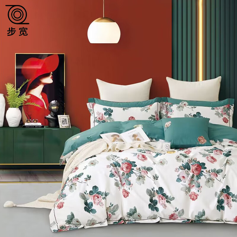步宽 铂金全棉四件套200*230cm BK811S/套高清大图