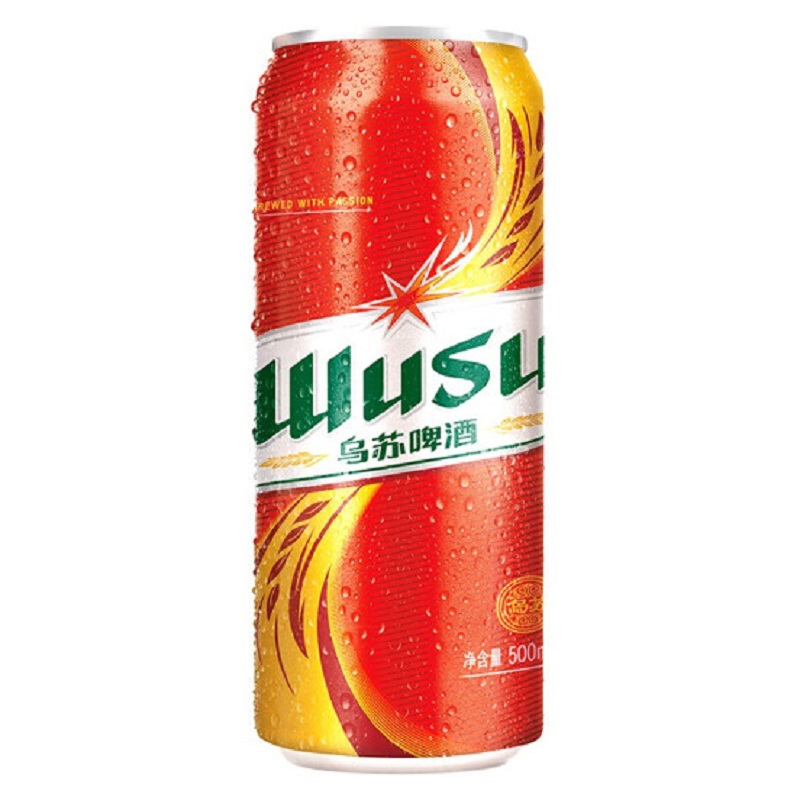 乌苏啤酒500ml