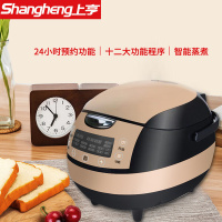 上亨(shangheng)电饭煲电饭锅大容量智能预约触摸操控一键柴火饭多功能电饭煲 SHZH-CFD9002-4L