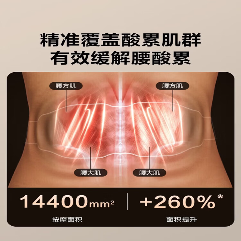 SKG腰部按摩器暖宫金腰带护腰椎热敷按摩仪[晨曦金]G7豪华款高清大图