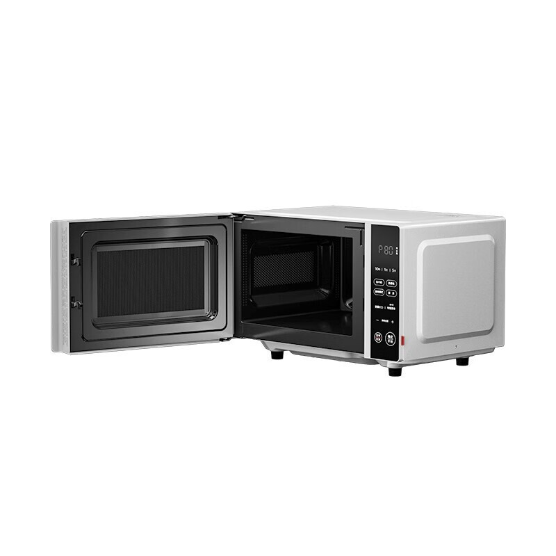 美的(Midea)家用多功能微波炉20升 微烤一体机 智能解冻 大平板均匀加热 PC20B3