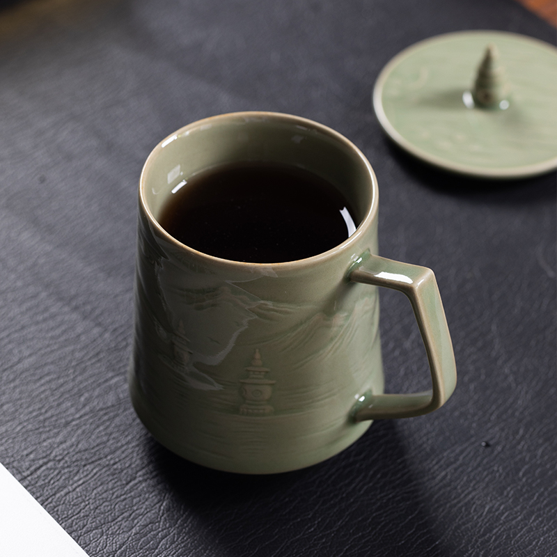 陇步昇 LBS-QCB07瓷杯(计价单位:个)棕色